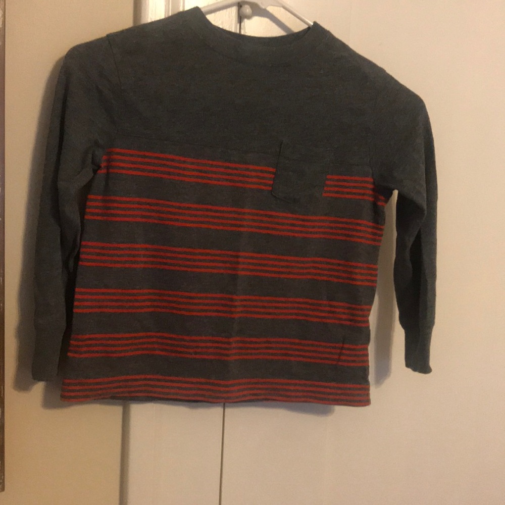 Boys long sleeve striped tee